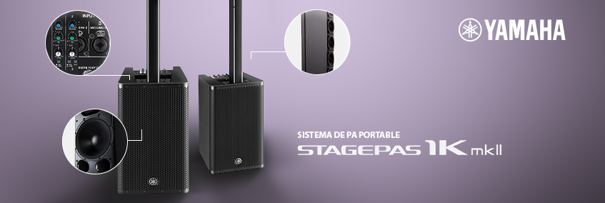 Sistema PA Portable StagePas 1K mKII Yamaha Pro 